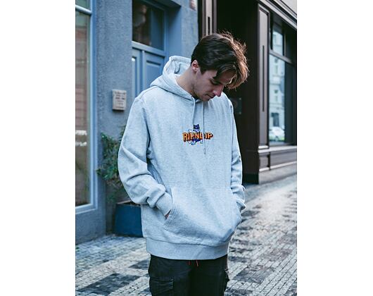 Mikina RIP N DIP Captain Nermal Pants Hoodie RND4714 Heather Grey