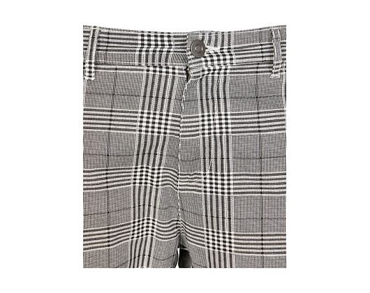 Kalhoty Urban Classic TB3138 AOP Glencheck Cargo Jog Pants White/Black