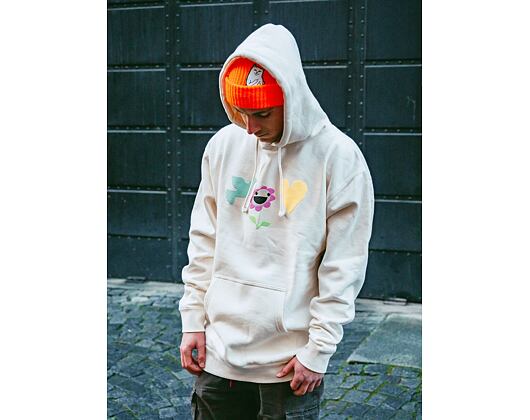 Mikina Pink Dolphin Be Kind Hoodie AF12011BKHTA Tan