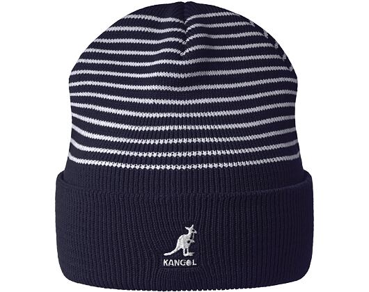 Kulich Kangol Stripe Cuff Beanie Navy K3456-NV411