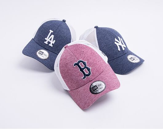 Kšiltovka New Era 9FORTY Trucker MLB Home Field Boston Red Sox Snapback Maroon