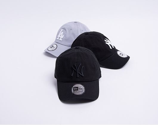 Kšiltovka New Era 9TWENTY MLB Team Cassual Classic New York Yankees Strapback Black / Black
