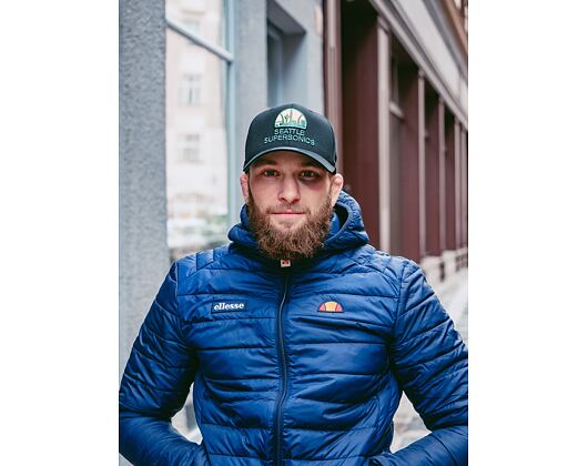 Kšiltovka Mitchell & Ness Seattle Supersonics 537 Team Logo High Crown Black