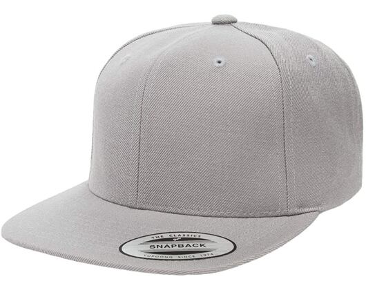 Kšiltovka Yupoong Classic Flexfit Snapback Heather Grey
