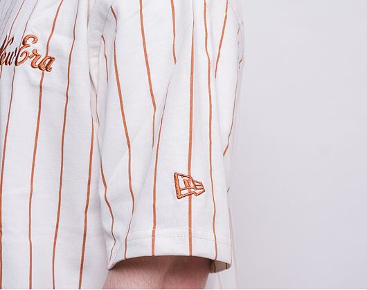 Triko New Era Oversized Pinstripe Toffee / Off White