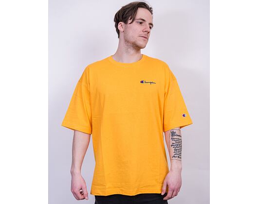 Triko Champion Oversized Crewneck T-Shirt 214282 ZNN Mustard