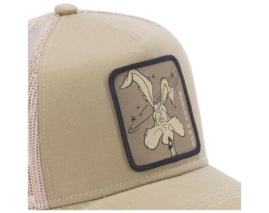 Kšiltovka Capslab - Trucker Looney Tunes - Wile E. Coyote v.3 Trucker - Sand