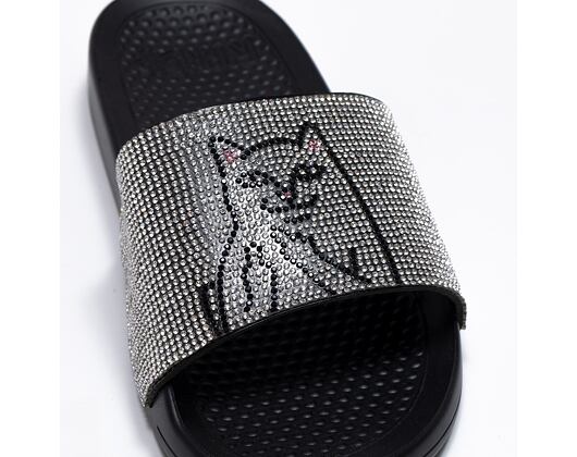 Pantofle RIP N DIP Lord Nermal Slides RND5024 Rhinestone Black