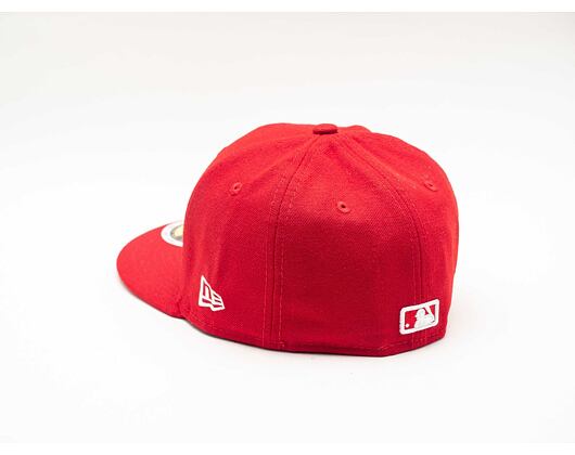 Dětská kšiltovka NEW ERA 59FIFTY Kids MLB League Basic New York Yankees Fitted Scarlet / White