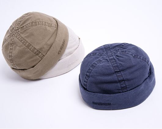 Rollcap Stetson Docker Delave Organic Cotton Navy/Gun Metal 8821107