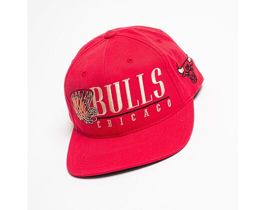 Kšiltovka Mitchell & Ness Chicago Bulls Bucket INTL721 HWC Red