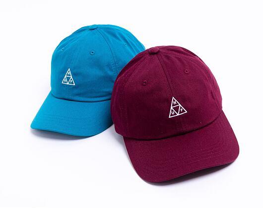Kšiltovka HUF Essentials TT Logo CV 6 Panel Oxblood