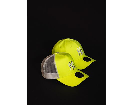 Kšiltovka New Era 9FORTY MLB Neon Pack New York Yankees Strapback Upright Yellow