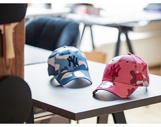 Kšiltovka New Era 9FORTY MLB Camo Pack New York Yankees Strapback Stone