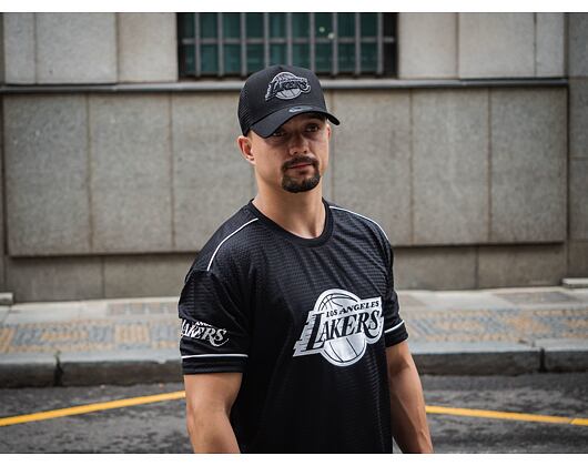Triko New Era NBA Team Logo Oversized Los Angeles Lakers Black