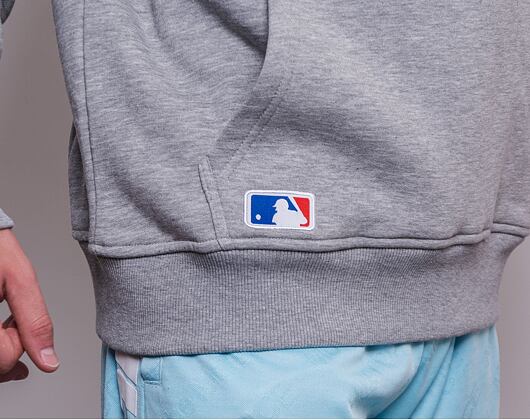 Mikina s kapucí New Era Essential Pull-Over Hoody Los Angeles Dodgers Grey