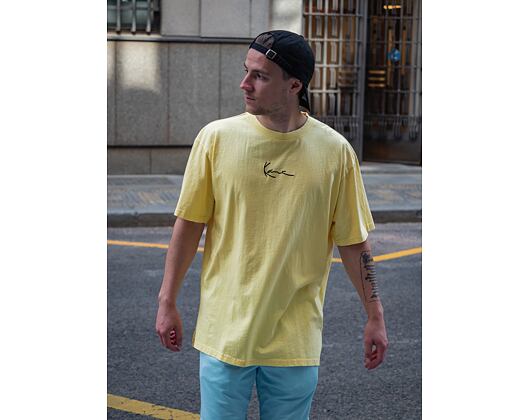 Triko Karl Kani Small Signature Washed Tee Light Yellow 6030254