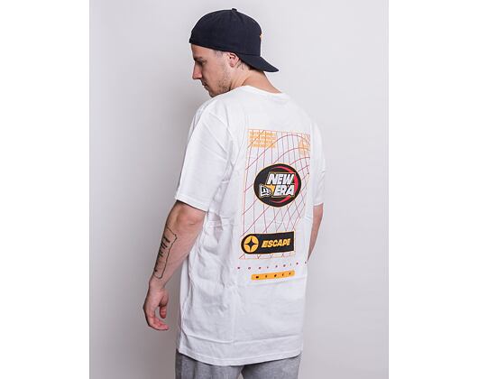 Triko New Era Contemporary Graphic Tee Optic White