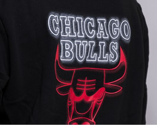 Mikina New Era NBA Neon Pull Over Hoody Chicago Bulls Black
