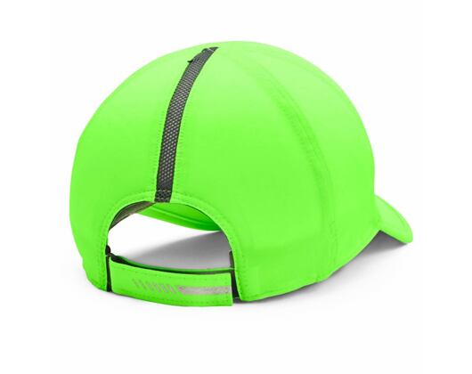 Kšiltovka Under Armour Run Shadow Cap Neon Green
