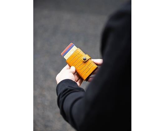 Peněženka Secrid Miniwallet Cleo Ochre/Brown