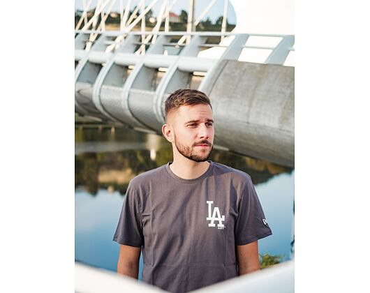 Triko New Era MLB Baseball Graphic Tee Los Angeles Dodgers Graphite