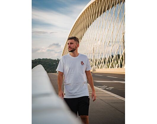 Triko New Era Minor League Heritage Patch Tee Ashville Tourists Off White