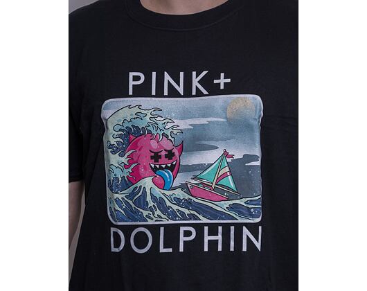 Triko Pink Dolphin GHOST PORTRAIT TEE PS12211GPBL BLACK