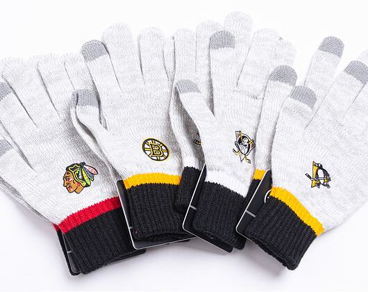 Rukavice '47 Brand NHL Pittsburgh Penguins Deep Zone ’47 GLOVE Grey
