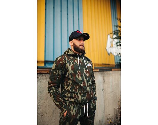 Mikina s kapucí Ellesse Primero Camo OH Hoody Khaki