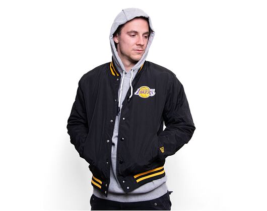 Bunda New Era NBA Team Wordmark Bomber Los Angeles Lakers Black
