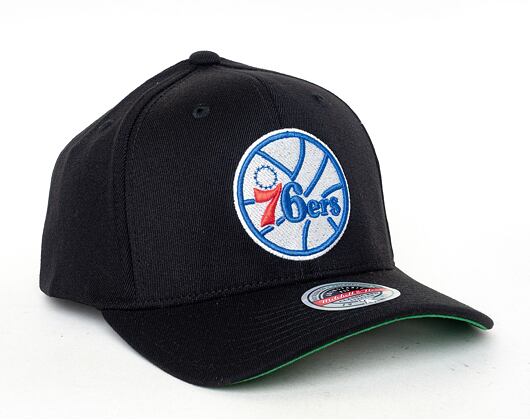 Kšiltovka Mitchell & Ness Philadelphia 76ers 50th Anniversary Patch 110 Snapback Black