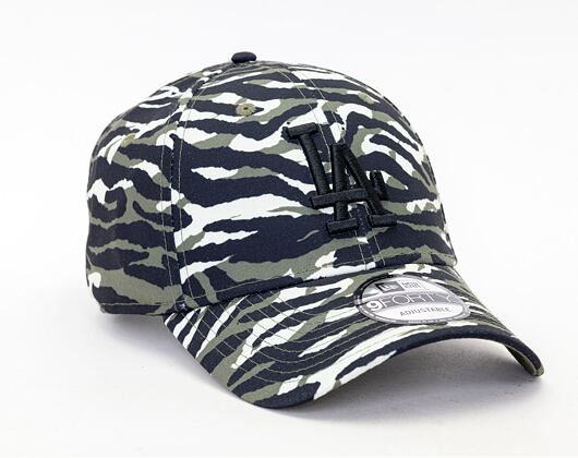 Kšiltovka New Era 9FORTY MLB All-Over Print Camo Los Angeles Dodgers Olive