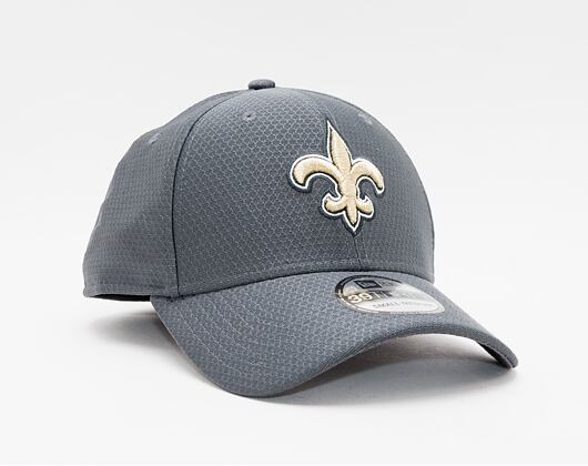 Kšiltovka New Era 39THIRTY NFL Hex Tech New Orleans Saints Grey