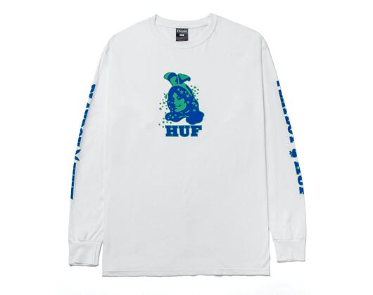 Triko s dlouhým rukávem HUF Playboy Bunny Longsleeve White