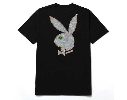 Triko HUF Playboy VVS Logo T-Shirt Black