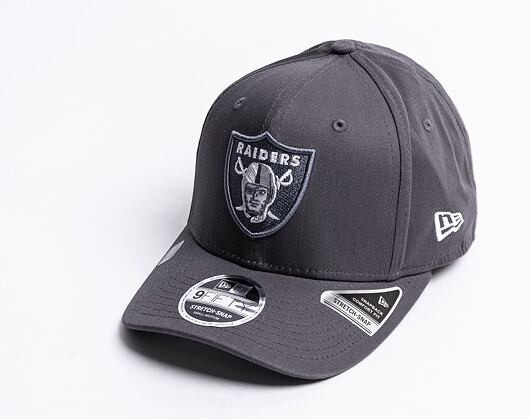 Kšiltovka New Era 9FIFTY Stretch-Snap NFL League Essential Las Vegas Raiders Grey Heather