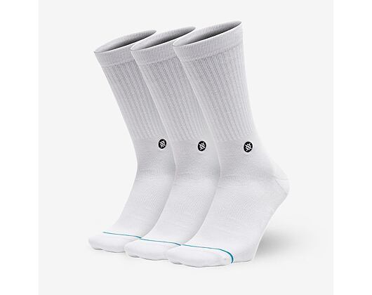 Ponožky Stance - ICON 3 PACK - White