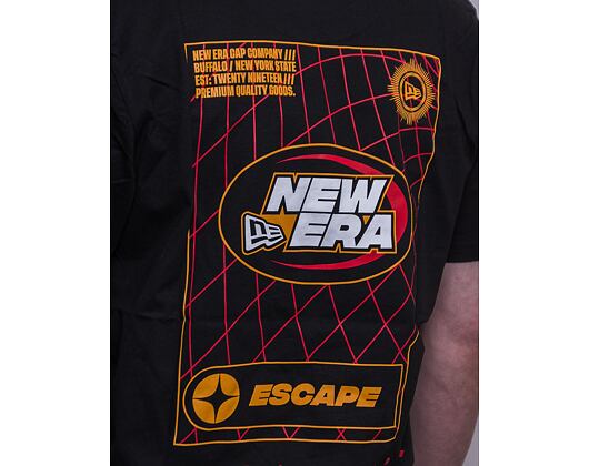 Triko New Era Contemporary Graphic Tee Black
