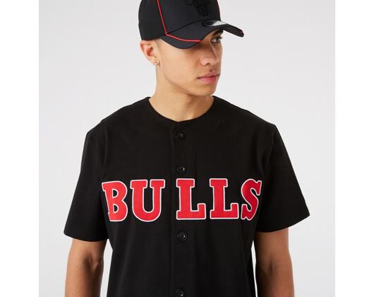 Triko New Era NBA Outdoor Utility Basketball Jersey Chicago Bulls Black