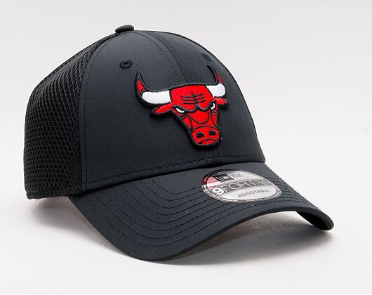 Kšiltovka New Era 9FORTY Team Arch Chicago Bulls Strapback Black