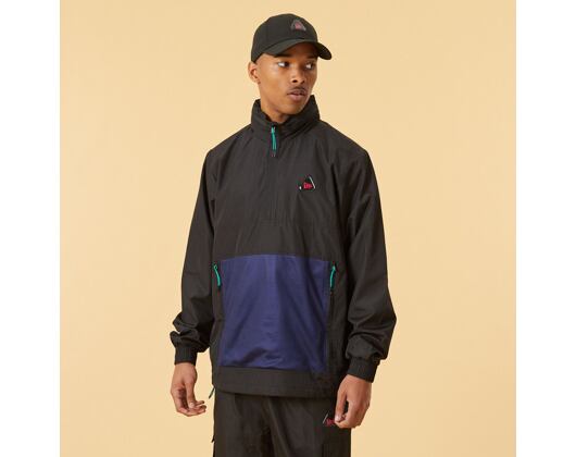 Bunda New Era Contemporary Cargo Windbreaker Black / Muave Blue