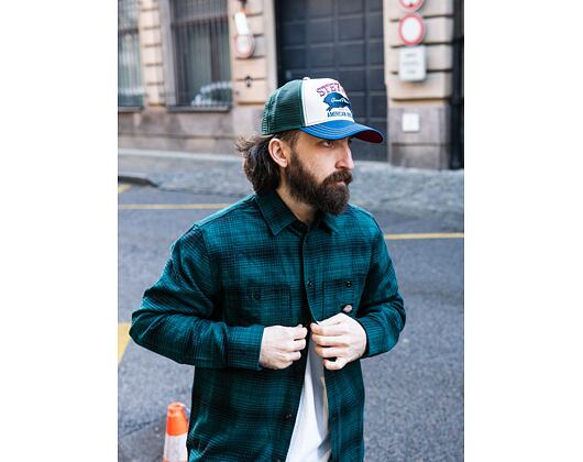 Kšiltovka Stetson Trucker Cap Great Plains 7751152 Geen/Stone/Blue