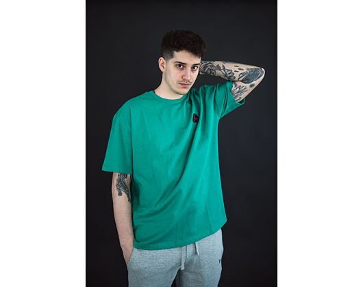 Triko New Era Rubber Patch Oversized Tee Bright Green