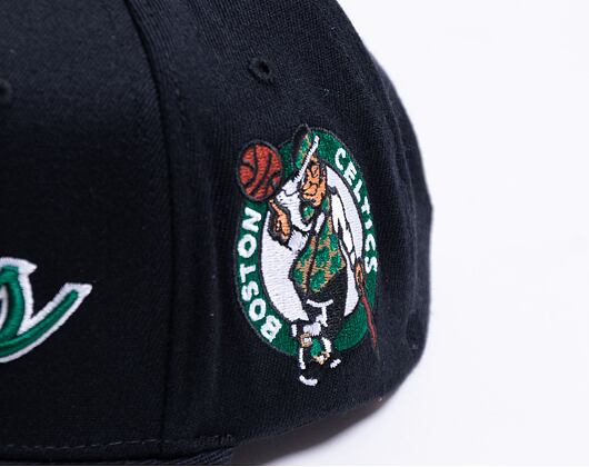 Kšiltovka Mitchell & Ness Team Script 2.0 Stretch Snapback Boston Celtics Black