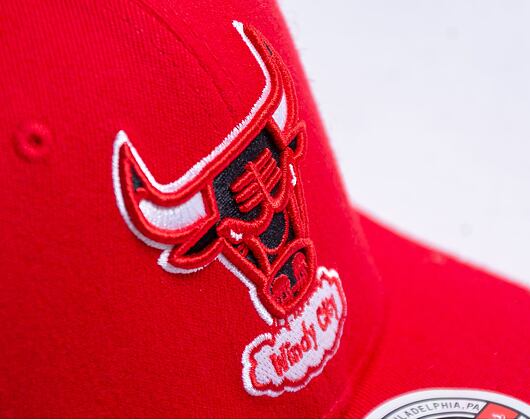 Kšiltovka Mitchell & Ness Team Ground 2.0 Stretch Snapback HWC Chicago Bulls Red