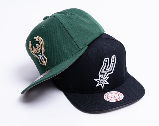 Kšiltovka Mitchell & Ness - Team Ground 2.0 Snapback - San Antonio Spurs - Black