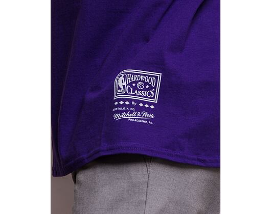 Triko Mitchell & Ness Champs Lakers Tee Los Angeles Lakers Purple