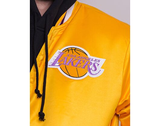 Bunda Mitchell & Ness Champ City Satin Jacket Los Angeles Lakers Gold