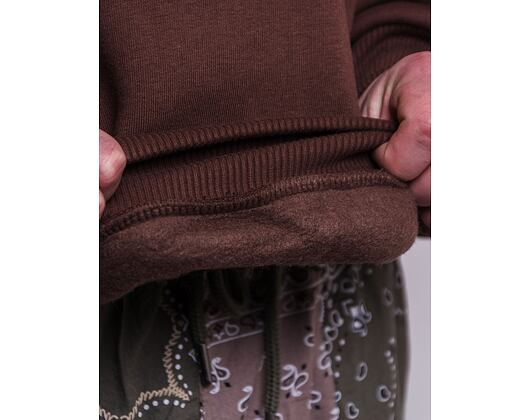 Mikina Karl Kani Autograph OS Hoodie brown